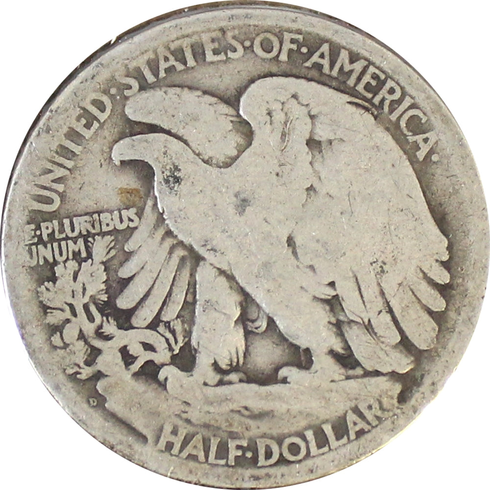 1918 D USA Half Dollar Good (G4)