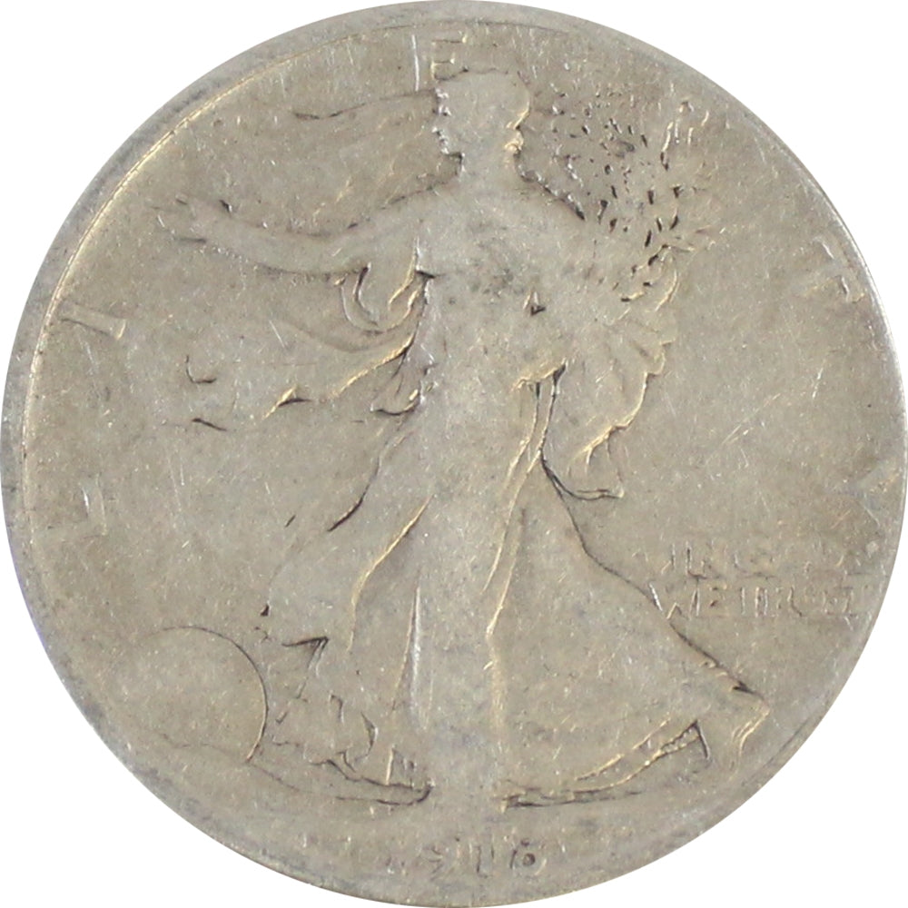 1918 S USA Half Dollar VG-F (VG10)