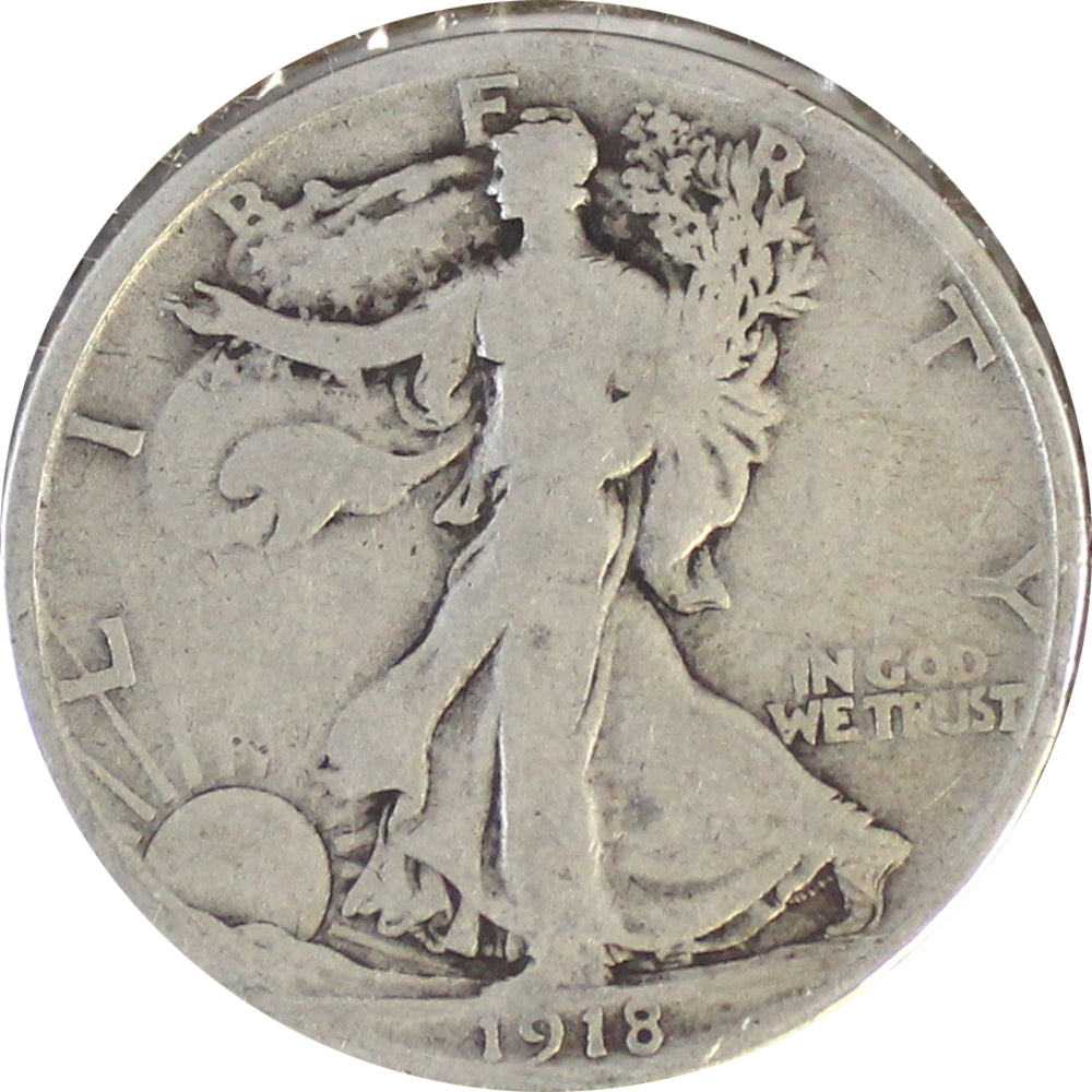 1918 S USA Half Dollar G-VG (G6)