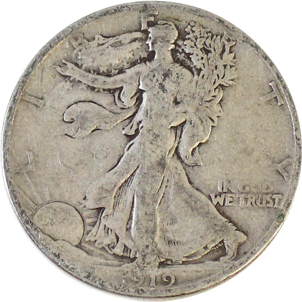 1919 S USA Half Dollar VG-F (VG10) $
