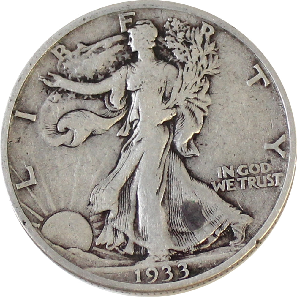 1933 S USA Half Dollar F-VF (F15)