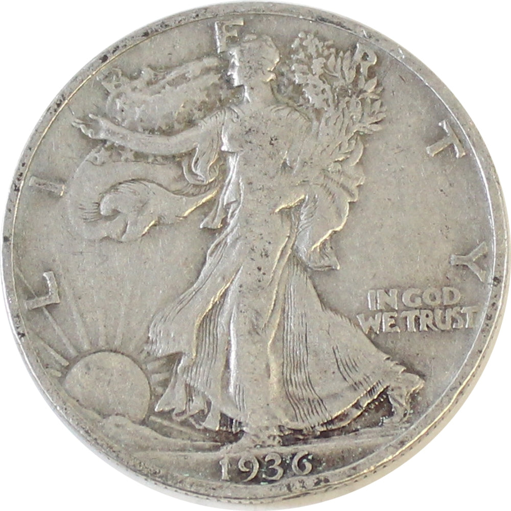 1936 USA Half Dollar F-VF- (F15)