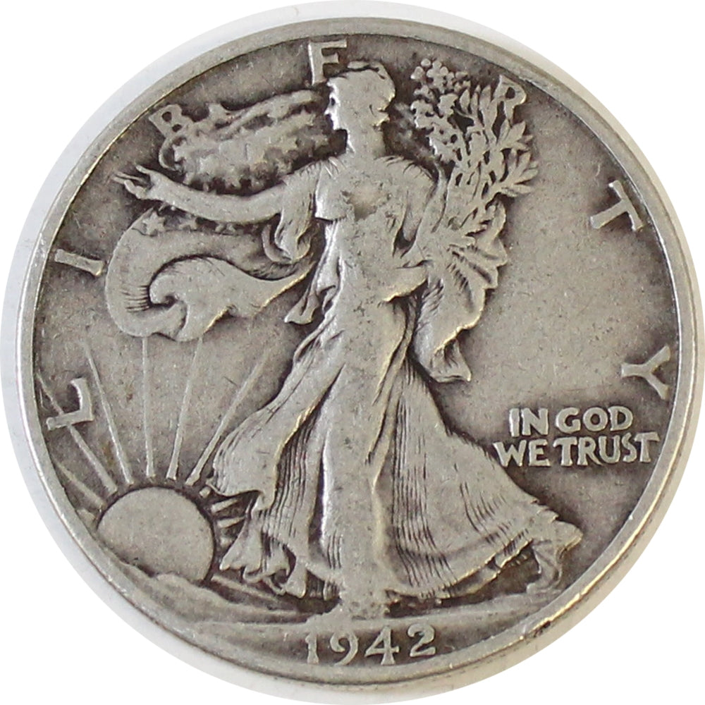1942 D USA Half Dollar F-VF (F15)