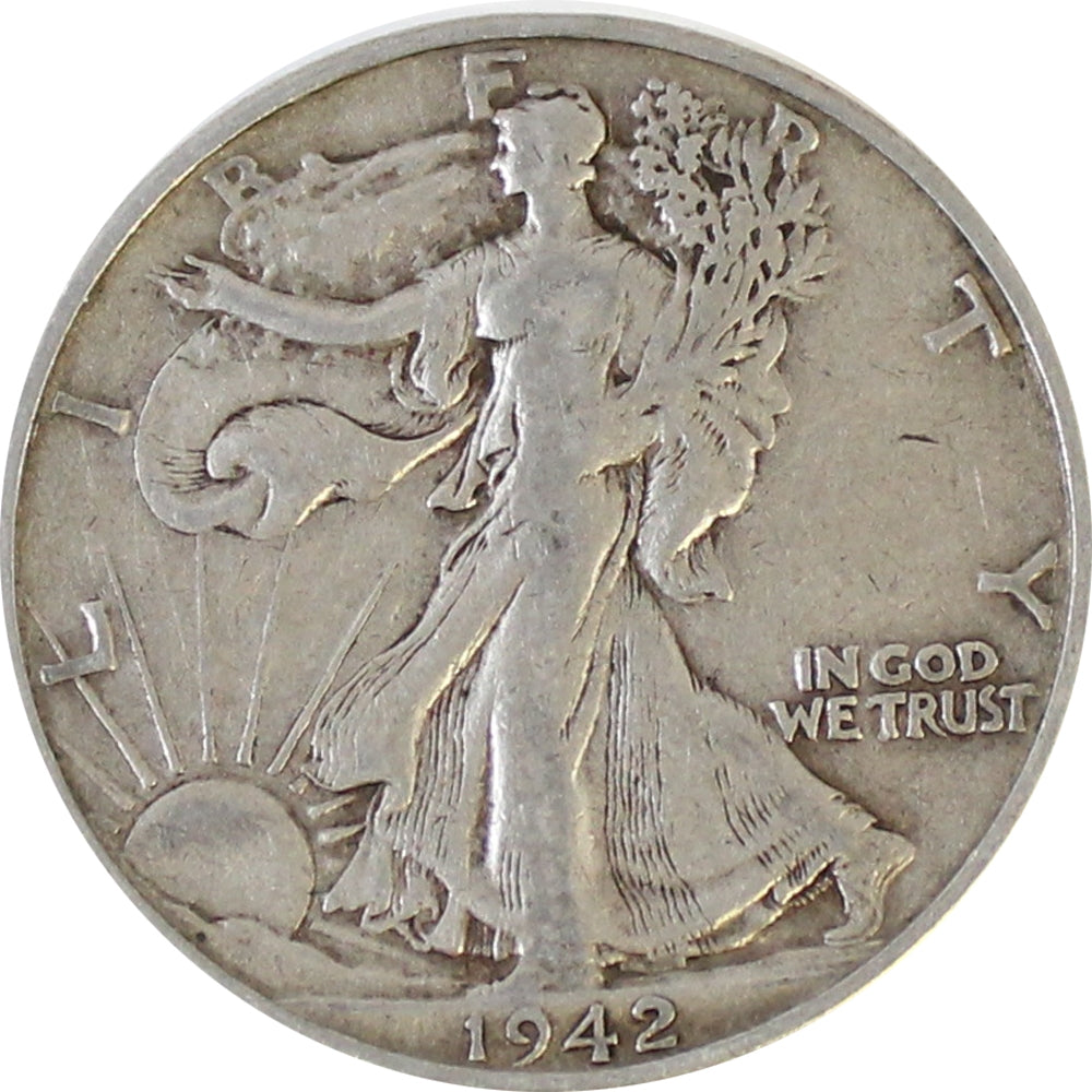 1942 S USA Half Dollar Very Fine (VF20)