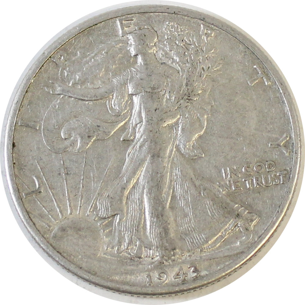 1943 D USA Half Dollar Extra Fine (EF40)