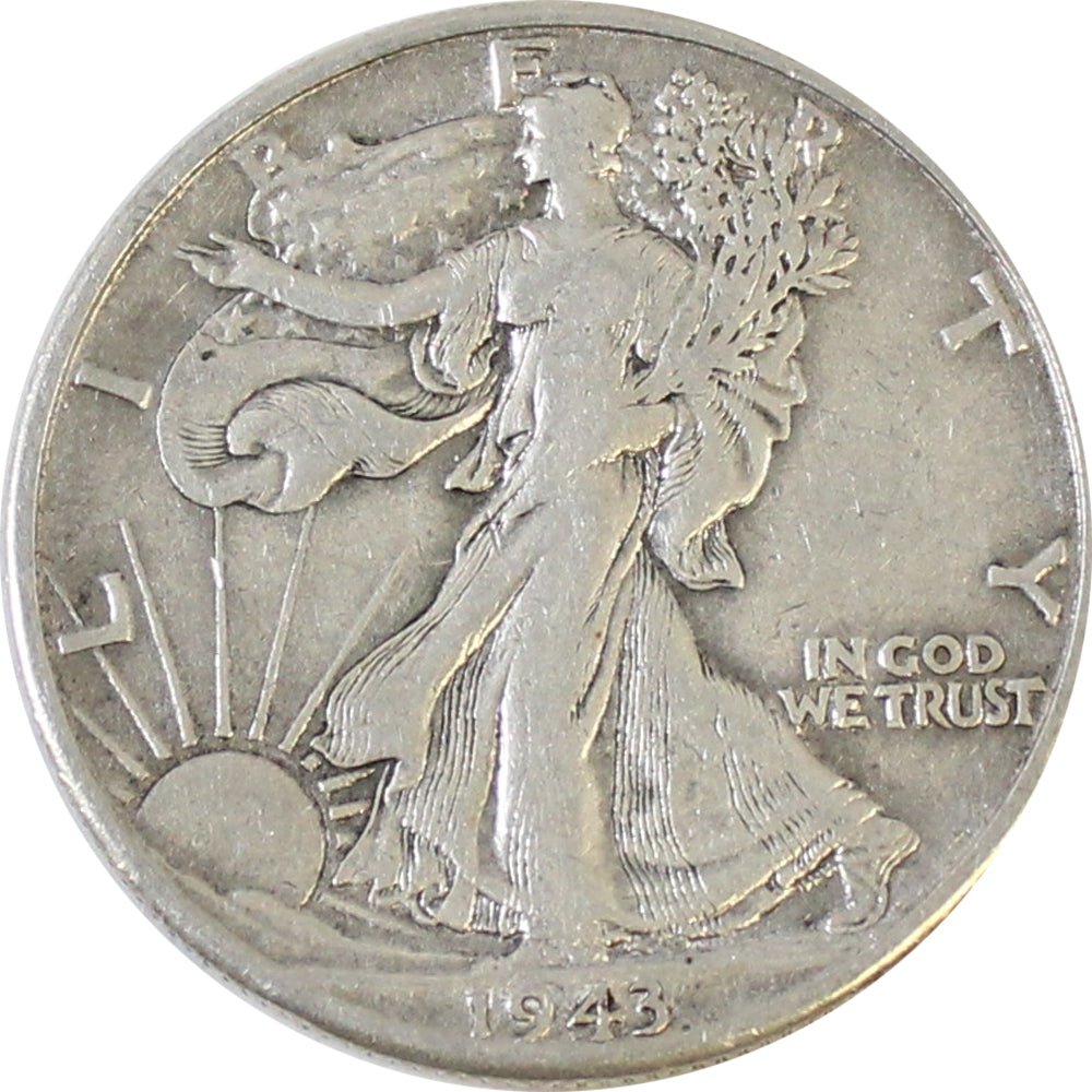 1943 D USA Half Dollar VF-EF (VF30)