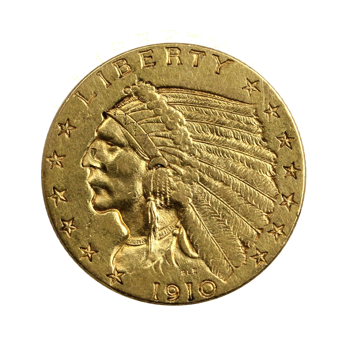 1910 USA $2.50 Gold Quarter Eagle Extra Fine (EF40)