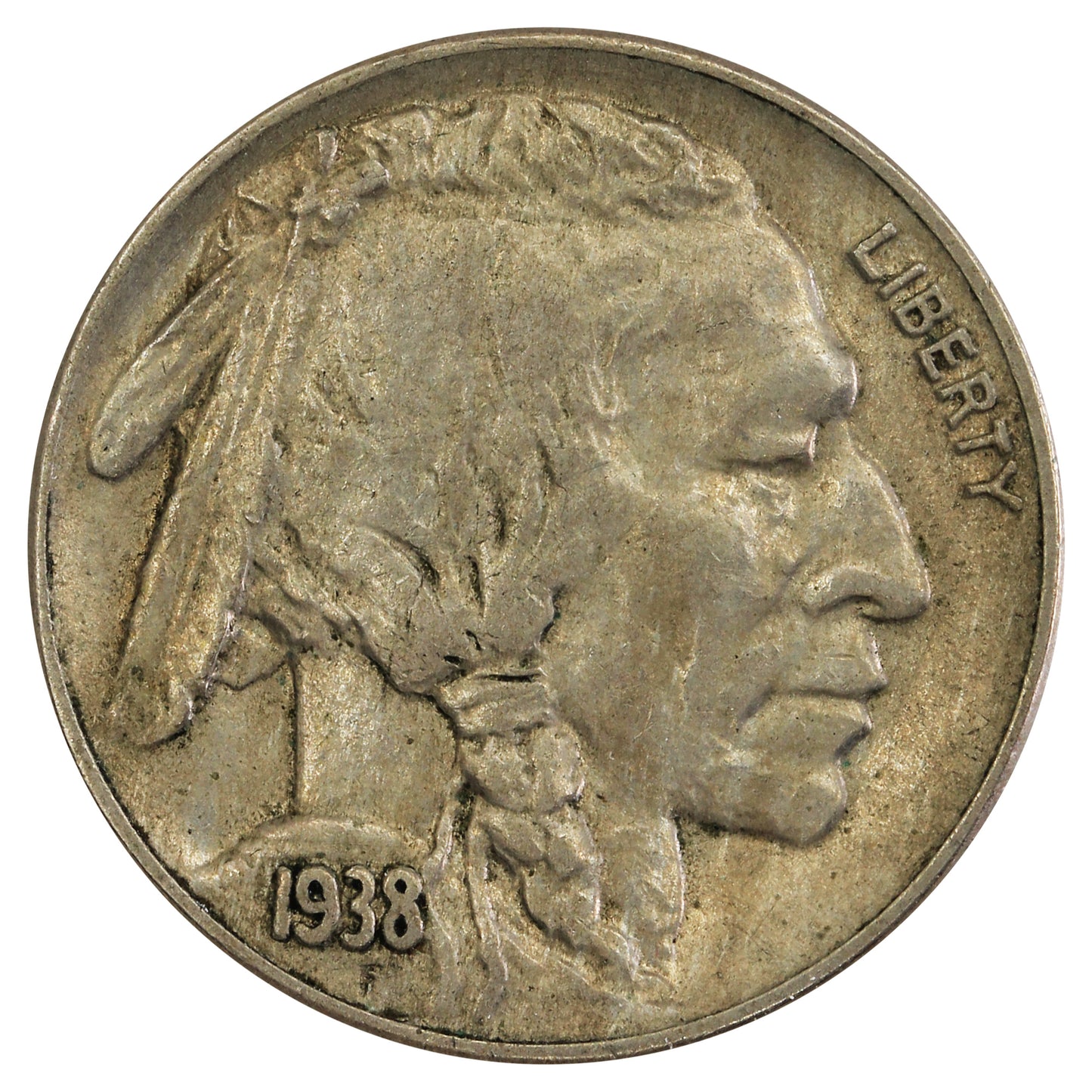 1938 D/S USA Nickel EF-AU (EF45)