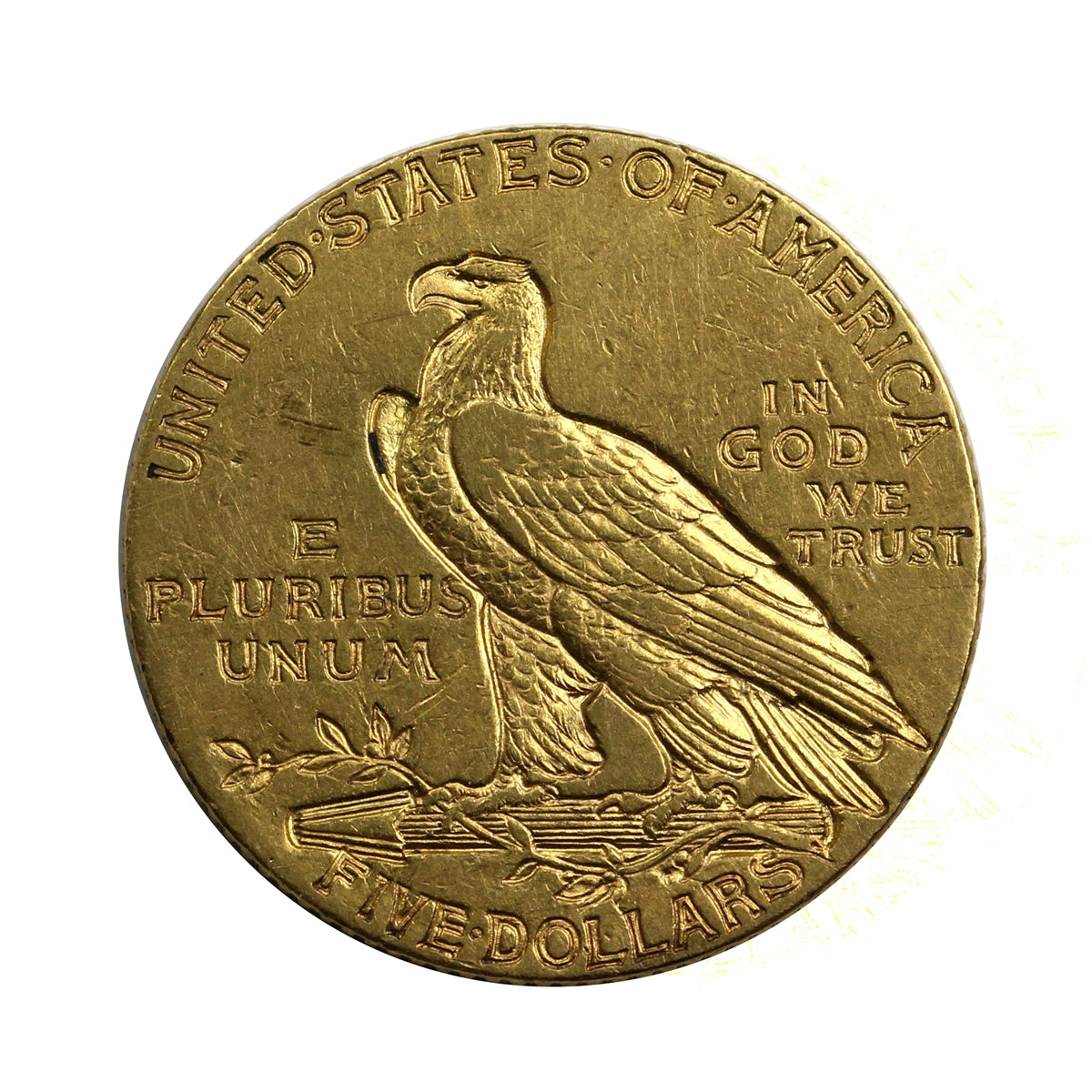 1911 USA $5 Gold Half Eagle VF-EF (VF30)