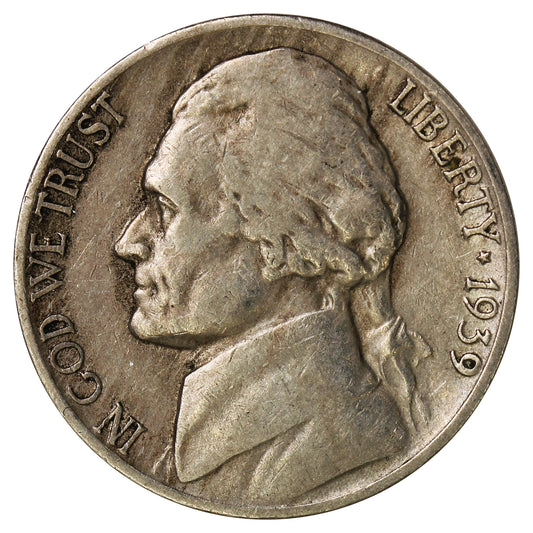 1939 D USA Nickel VF-EF (VF30)