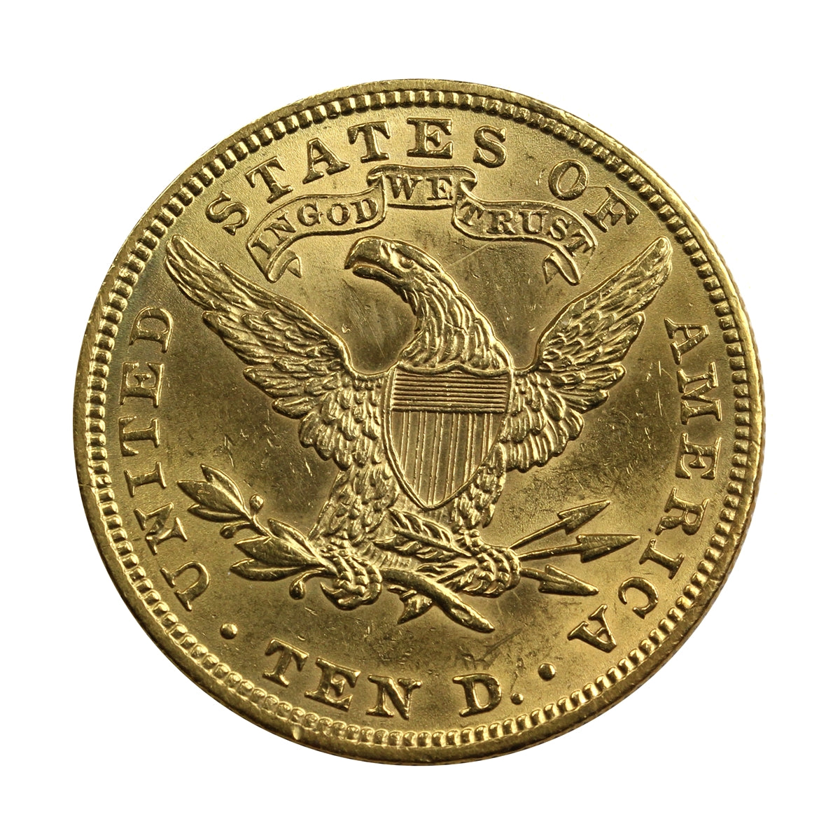 1901 USA $10 Gold Eagle UNC+ (MS62)