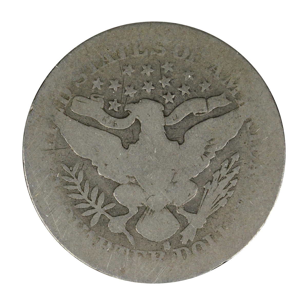 1902 S USA Quarter About Good (AG3)
