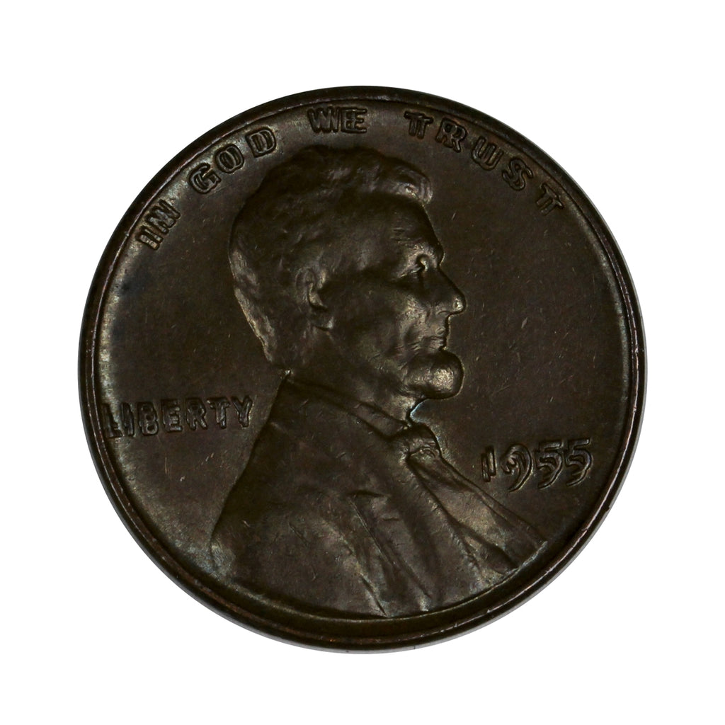 1955 Doubled Die Obverse USA Cent EF-AU (EF45) $