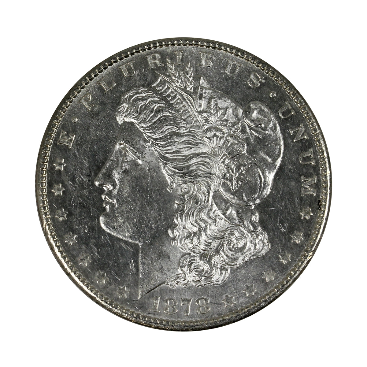 1878 S USA Dollar AU-UNC (AU55) Deep Mirror Proof Like $