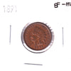 1891 USA Cent EF-AU (EF45)
