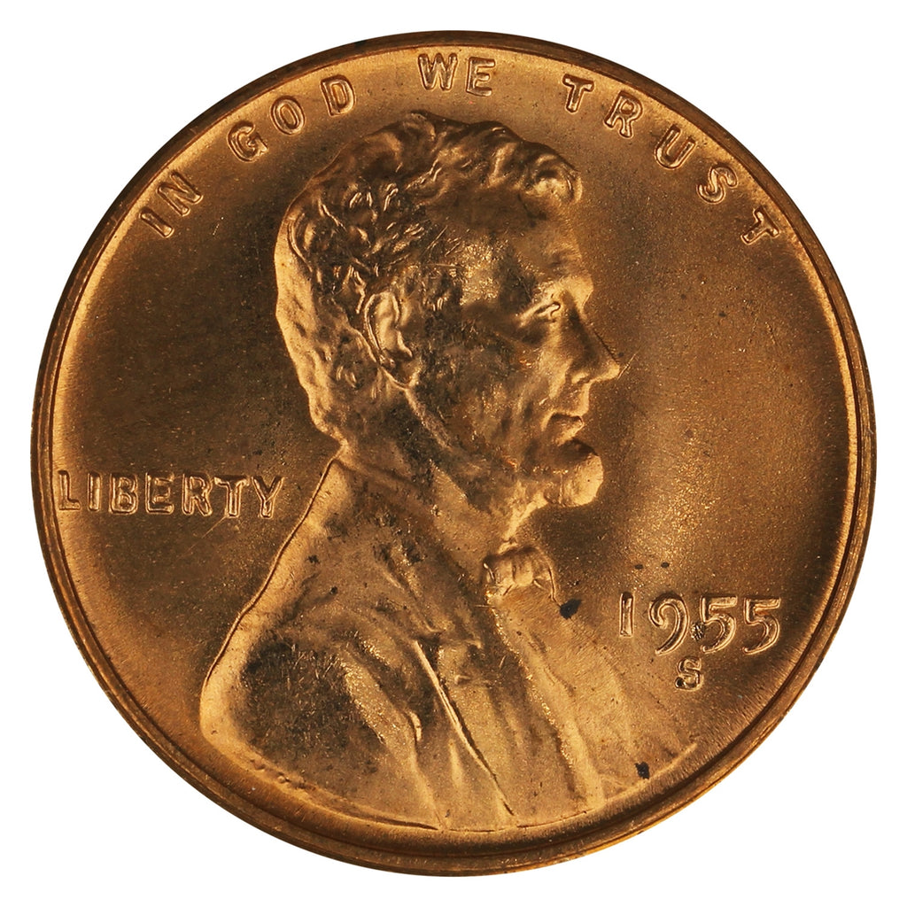 1955 S USA Cent Gem Brilliant Uncirculated (MS65)