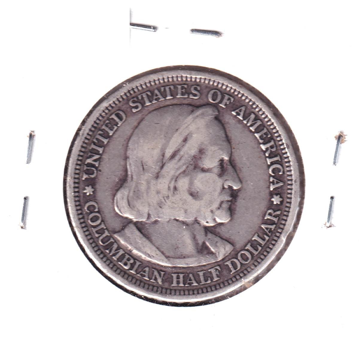 1893 Columbian Exposition USA Half Dollar F-VF (F15)