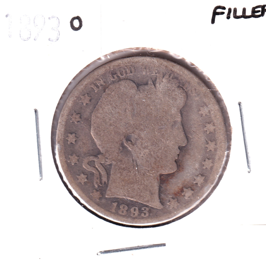 1893 O USA Half Dollar Filler