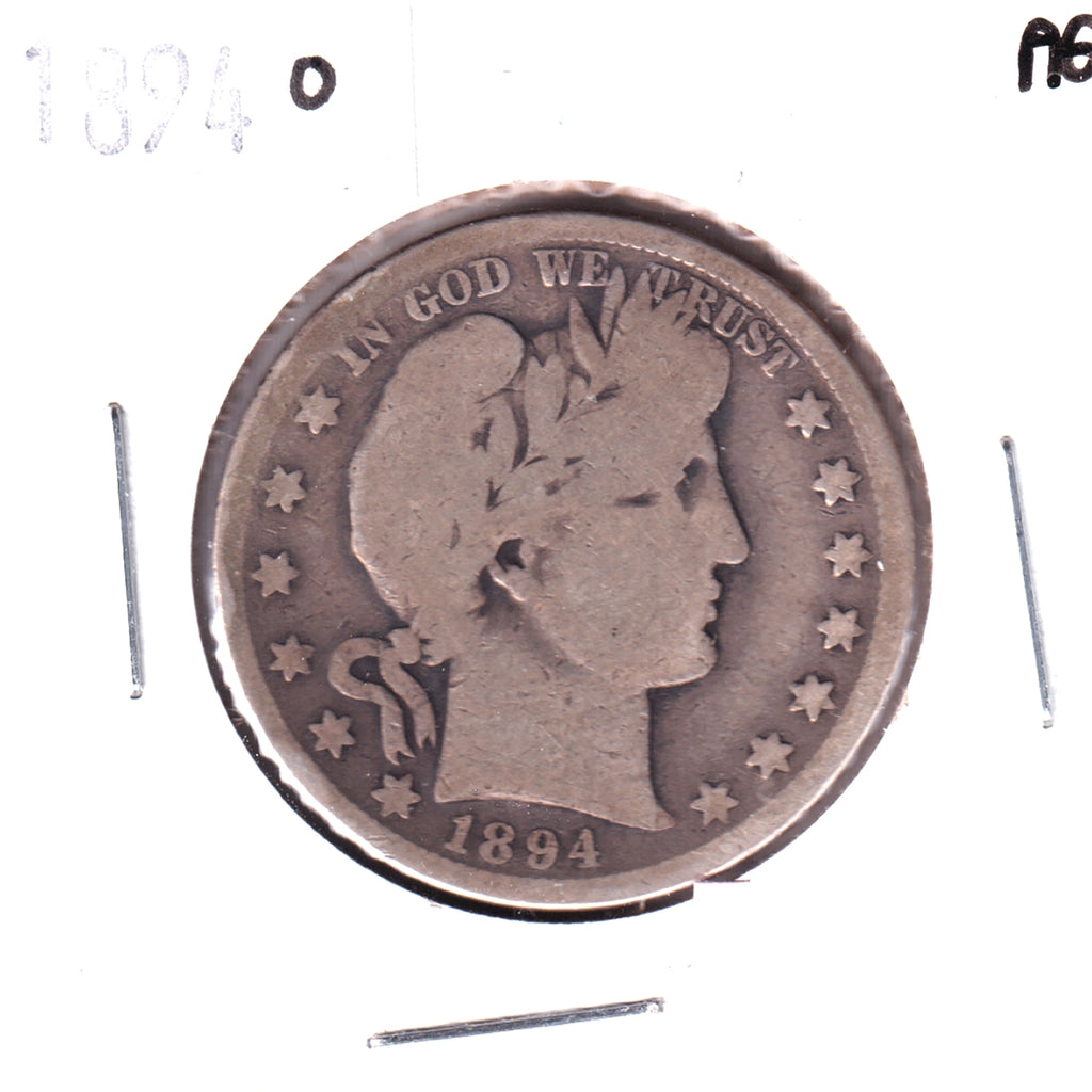 1894 O USA Half Dollar About Good (AG3)