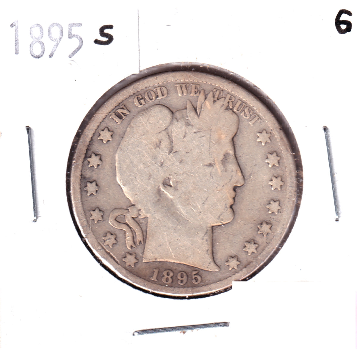 1895 S USA Half Dollar Good (G4)