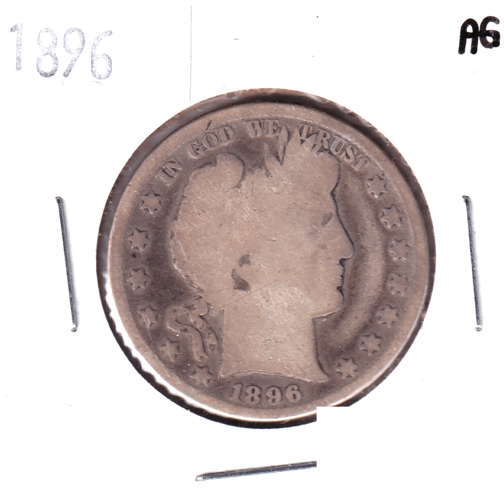 1896 USA Half Dollar About Good (AG3)