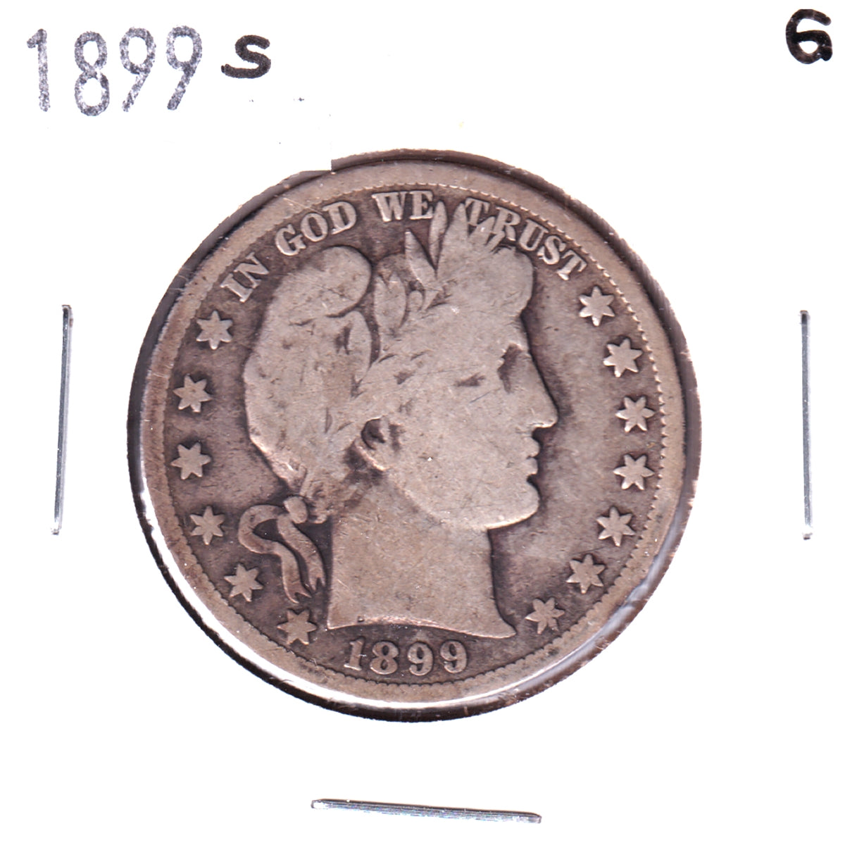 1899 S USA Half Dollar Good (G4)