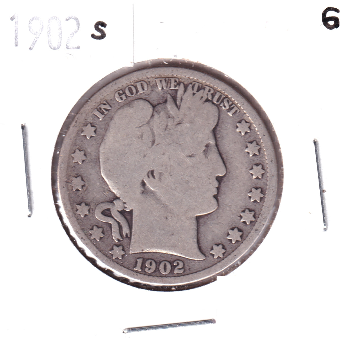 1902 S USA Half Dollar Good (G4)