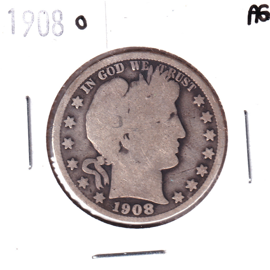 1908 O USA Half Dollar About Good (AG3)
