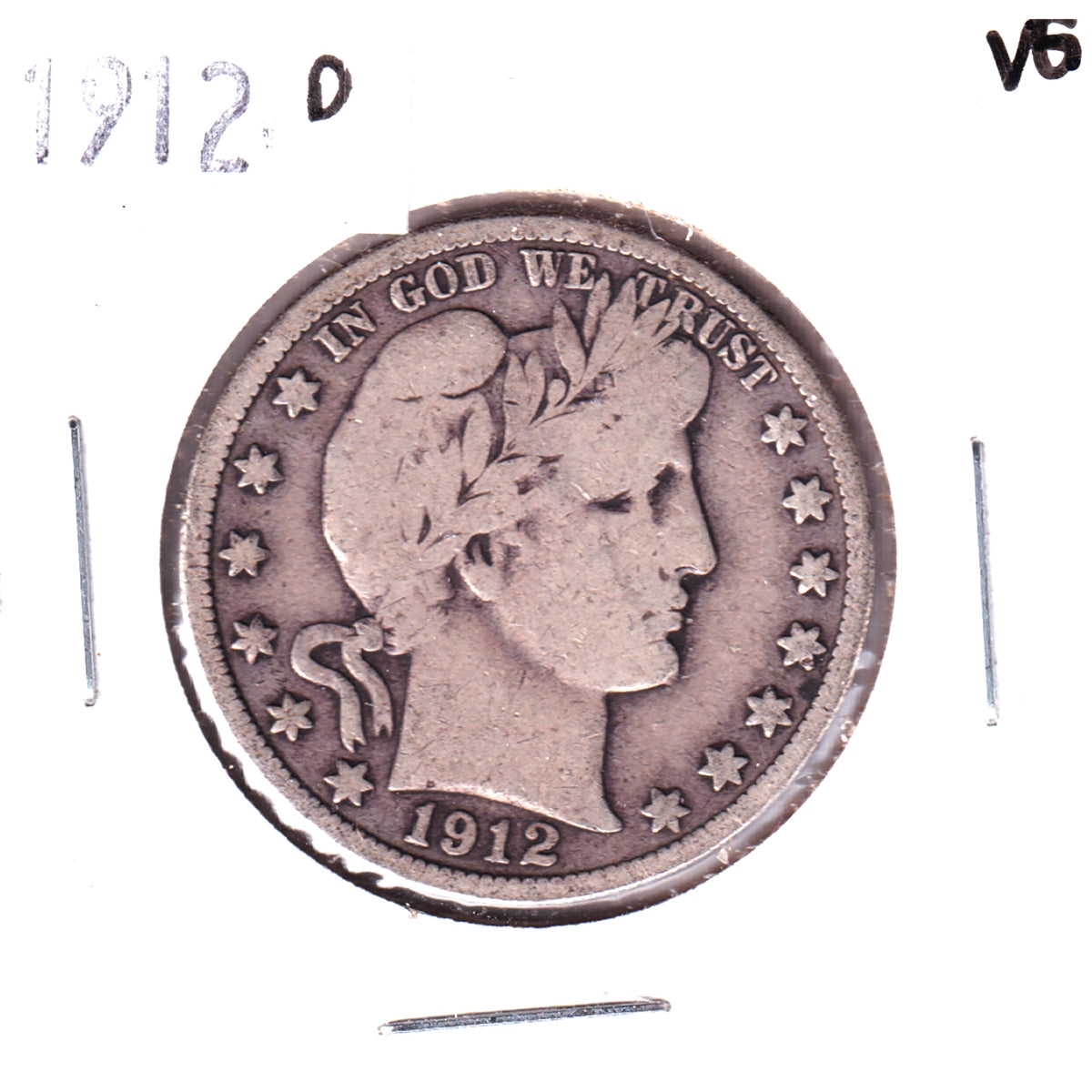 1912 D USA Half Dollar Very Good (VG8)