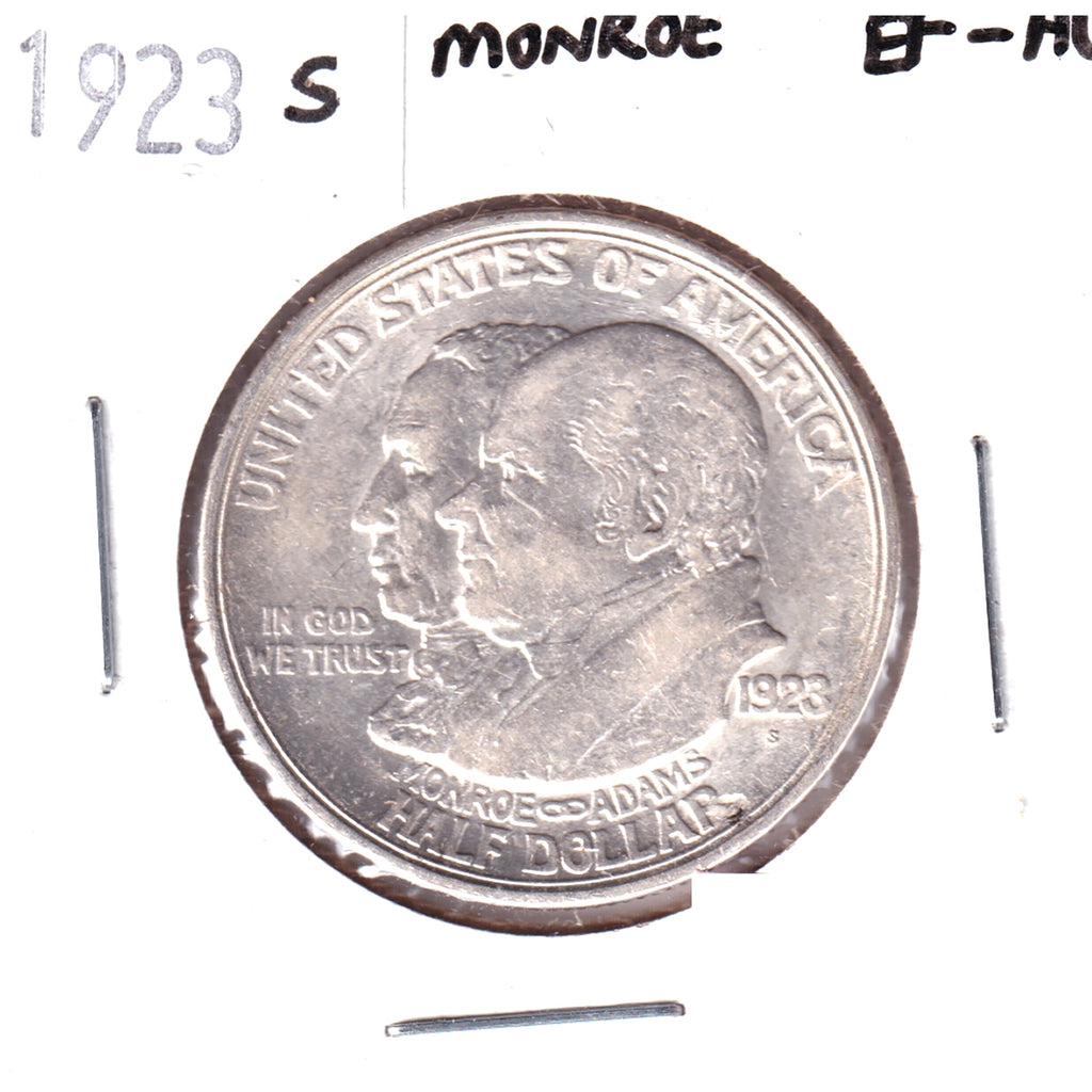 1923 S Monroe USA Half Dollar EF-AU (EF45)