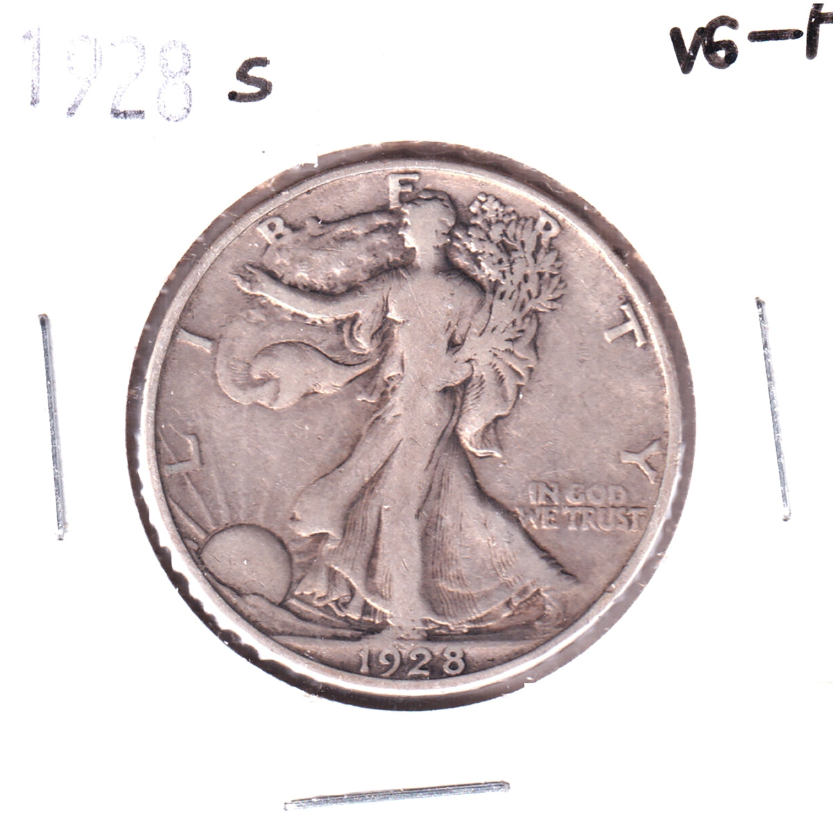 1928 S USA Half Dollar VG-F (VG10)
