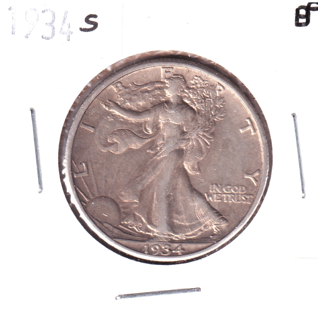 1934 S USA Half Dollar Extra Fine (EF40) $
