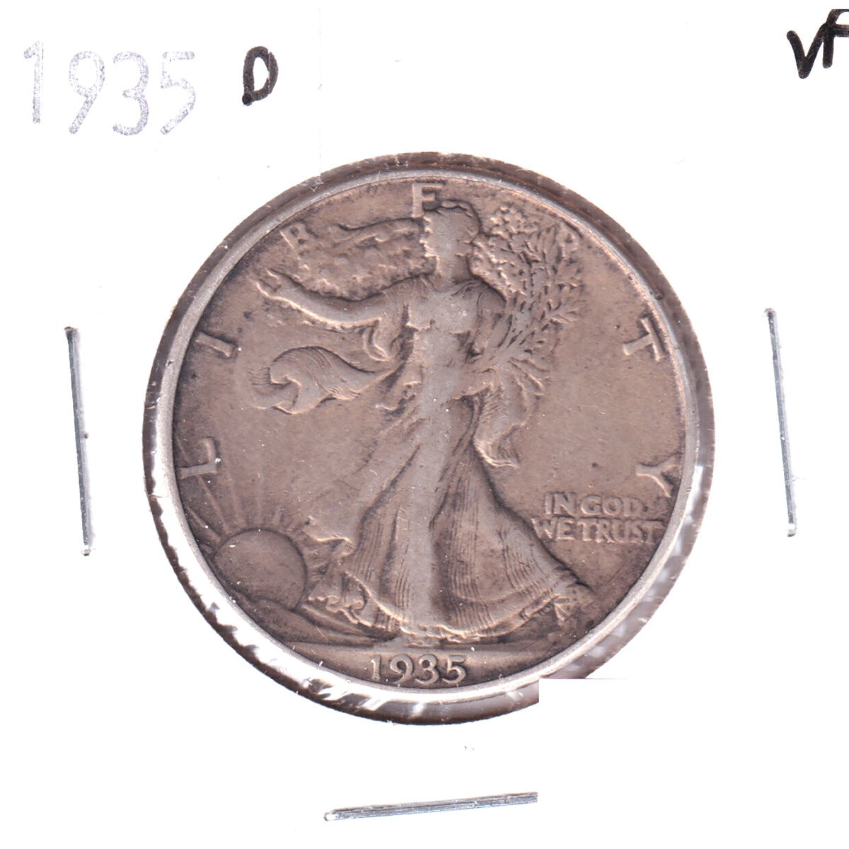 1935 D USA Half Dollar Very Fine (VF20)