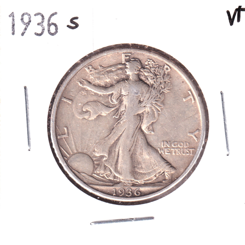 1936 S USA Half Dollar Very Fine (VF20)