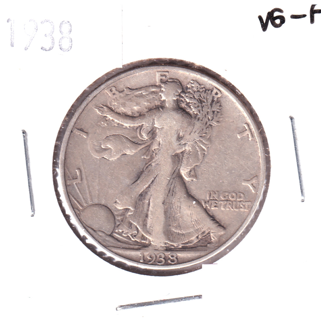 1938 USA Half Dollar VG-F (VG10)
