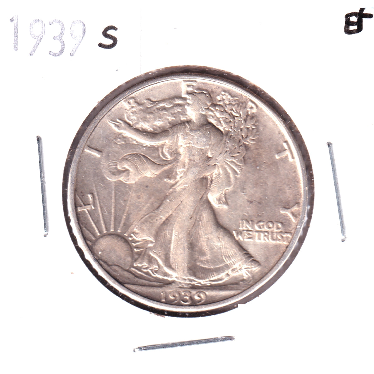 1939 S USA Half Dollar Extra Fine (EF40)