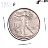 1941 D USA Half Dollar EF-AU (EF45)