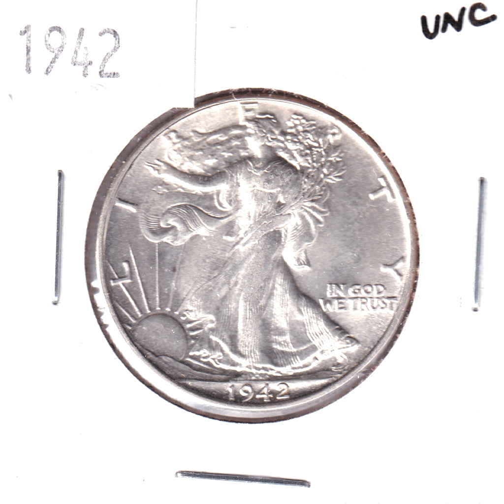 1942 USA Half Dollar Uncirculated (MS60)