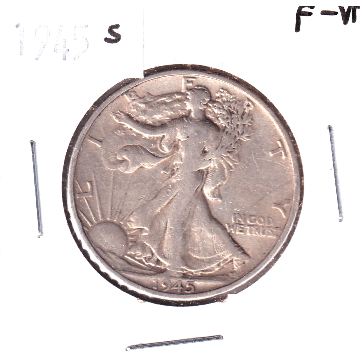 1945 S USA Half Dollar F-VF (F15)