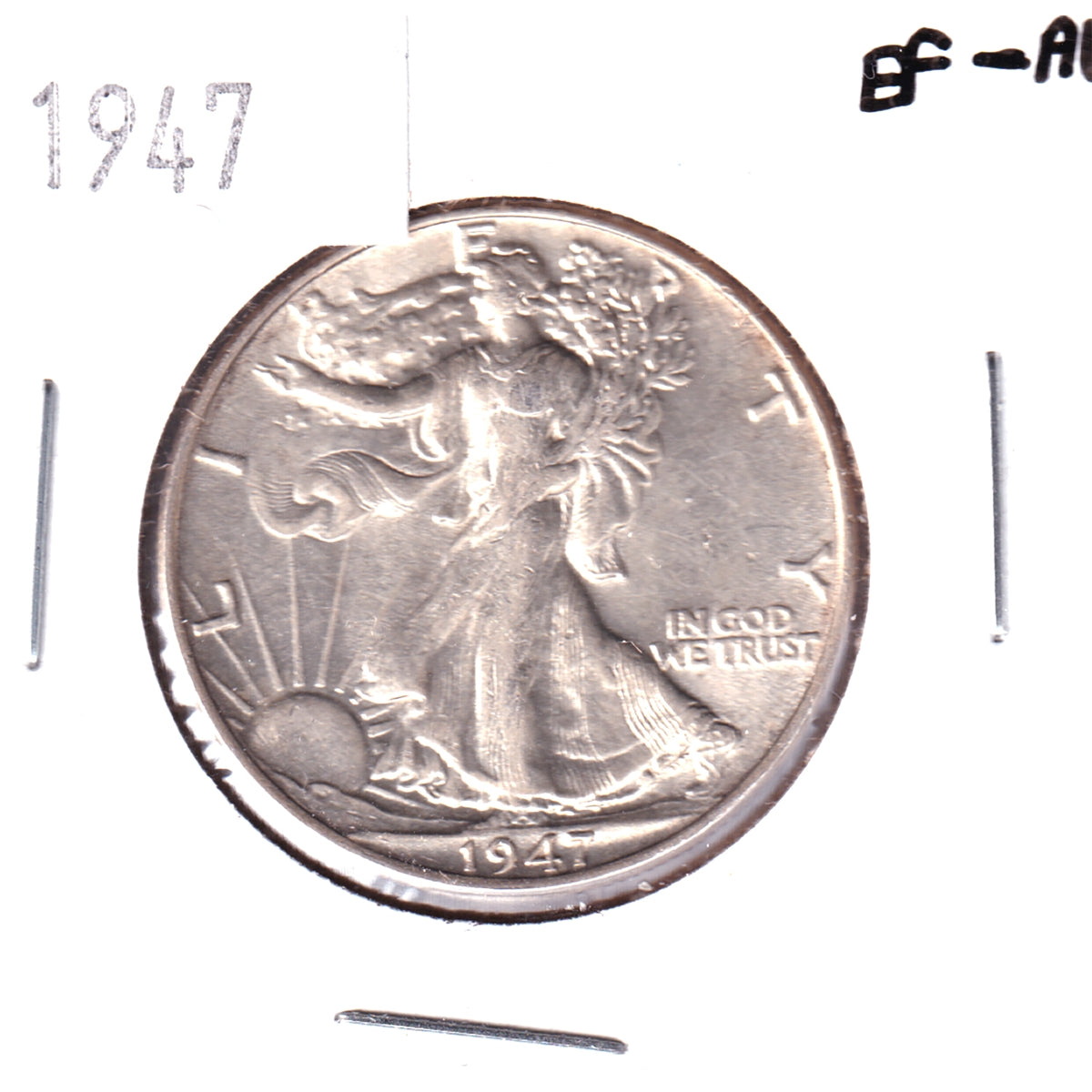 1947 USA Half Dollar EF-AU (EF45)