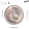 1948 D USA Half Dollar UNC+ (MS62)