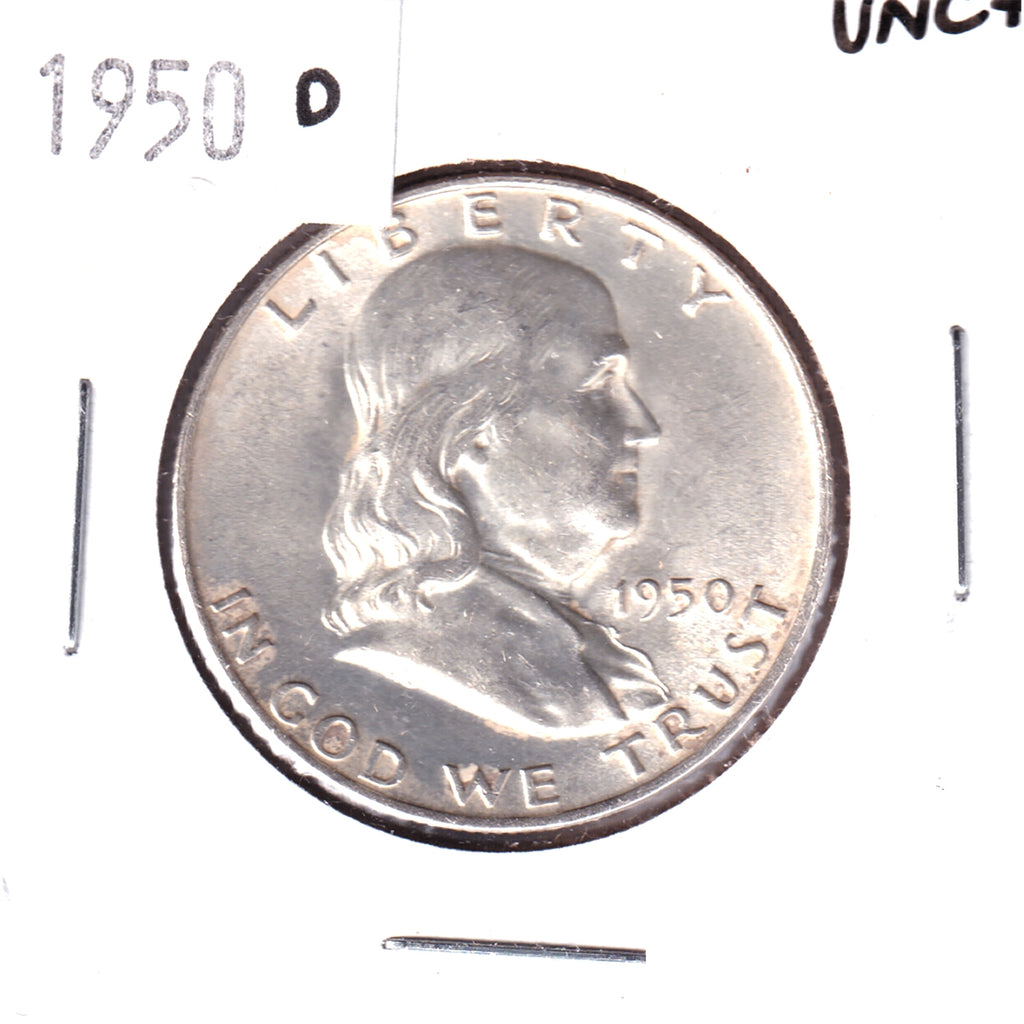 1950 D USA Half Dollar UNC+ (MS62)