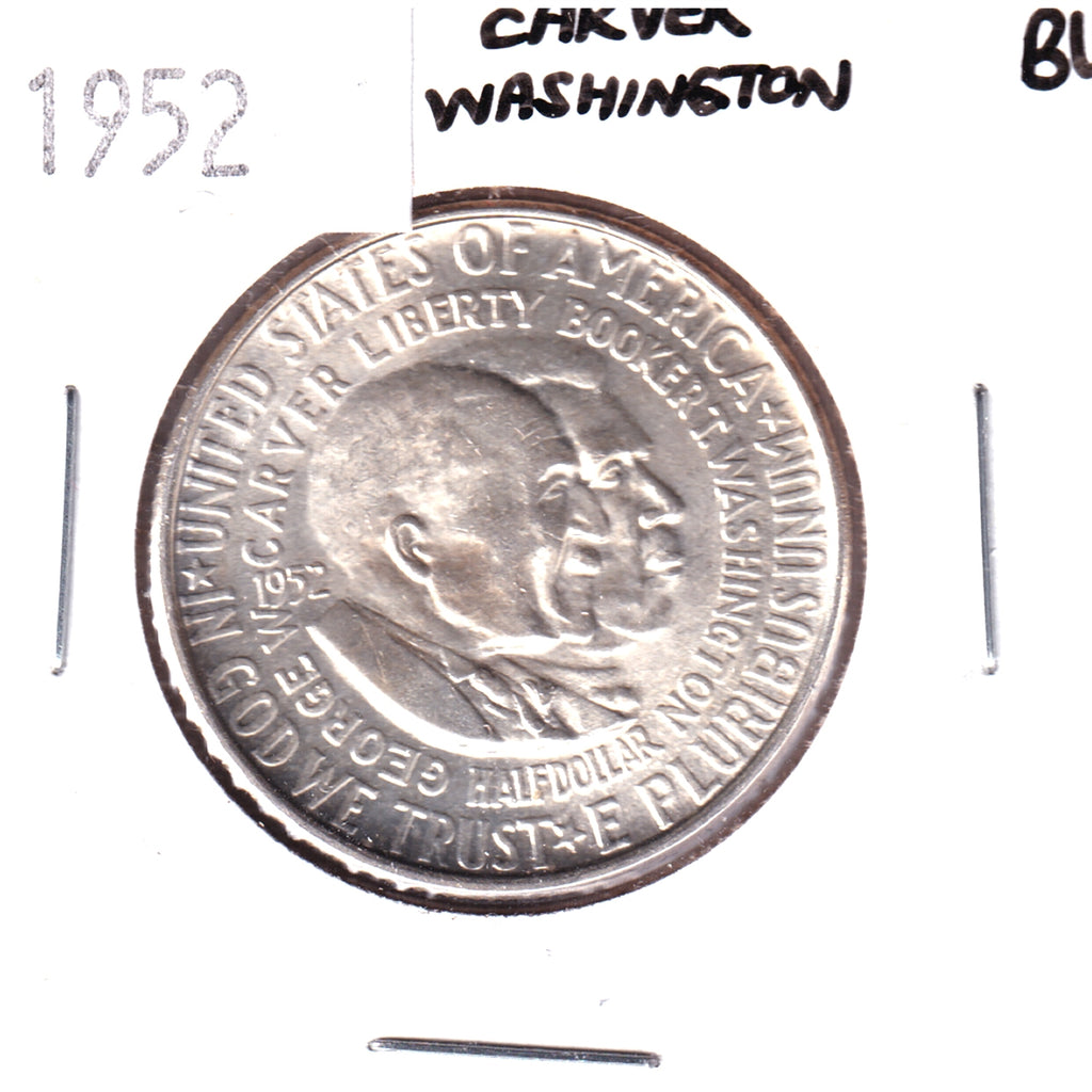 1952 Carver-Washinton USA Half Dollar Brilliant Uncirculated (MS63)