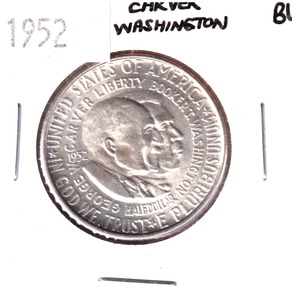 1952 Carver-Washinton USA Half Dollar Brilliant Uncirculated (MS63)