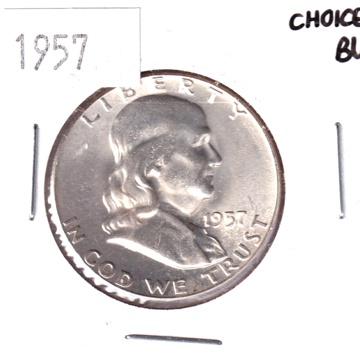 1957 USA Half Dollar Choice Brilliant Uncirculated (MS64)