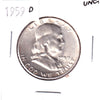 1959 D USA Half Dollar UNC+ (MS62)