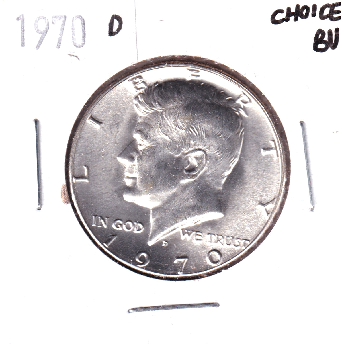 1970 D USA Half Dollar Choice Brilliant Uncirculated (MS64)
