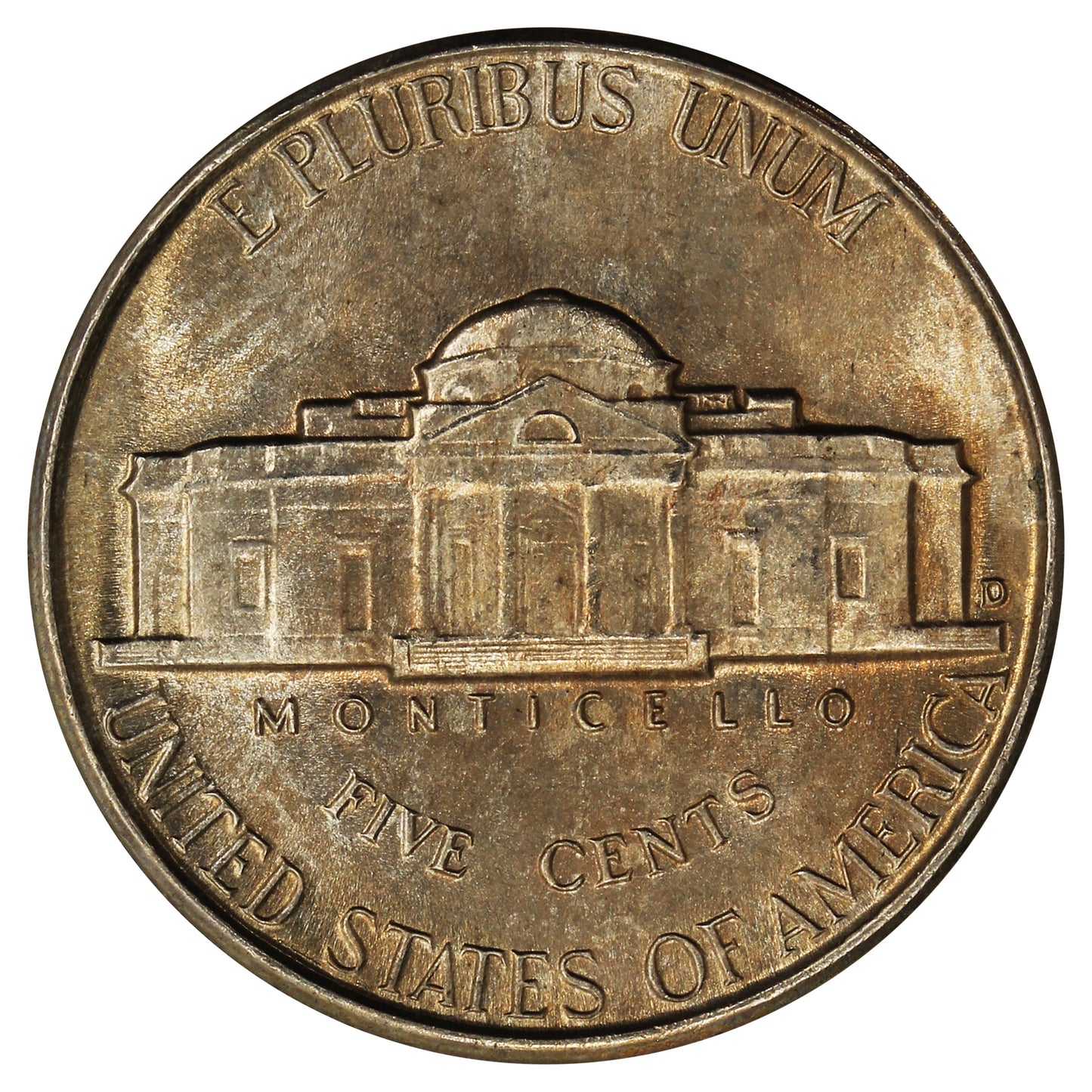 1950 D USA Nickel Choice Brilliant Uncirculated (MS64)