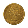 1901 S USA $5.00 Gold Half Eagle VF-EF (VF30)