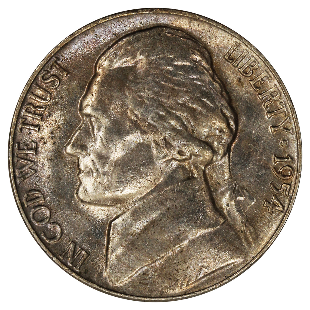 1954 USA Nickel Choice Brilliant Uncirculated (MS64)